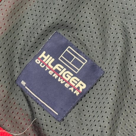 TOMMY HILFIGER 90S TECH FLECCE JACKET RED SMALL 63993