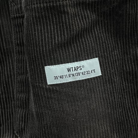 WTAPS SDDT2003 TROUSERS COTTON CORDUROY BROWN 02 242TQDT-PTM05 36999