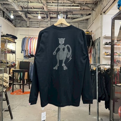 FRAGMENT × POKEMON THUNDERBOLT PROJECT LS TEE BLACK LARGE 17601