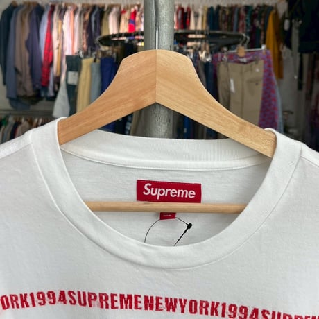 Supreme INTARSIA STRIPE L/S TOP WHITE XL 97473