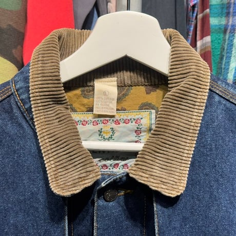 UNKNOWN DENIM JACKET PAISLEY LARGE 46771