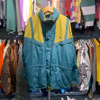 adidas EQUIPMENT NYLON JACKET GREEN/YELLOW LARGE 69673