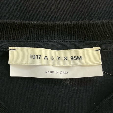 1017 ALYX 9SM BUCKLE CHAIN LS TEE BLACK MEDIUM 237876