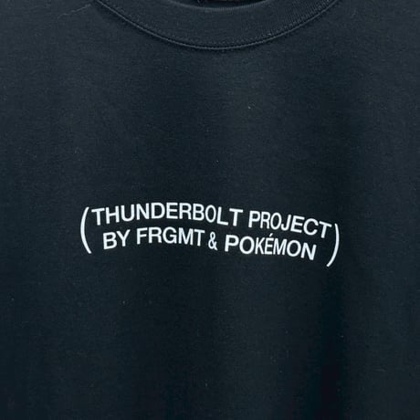 FRAGMENT × POKEMON THUNDERBOLT PROJECT LS TEE BLACK LARGE 17601