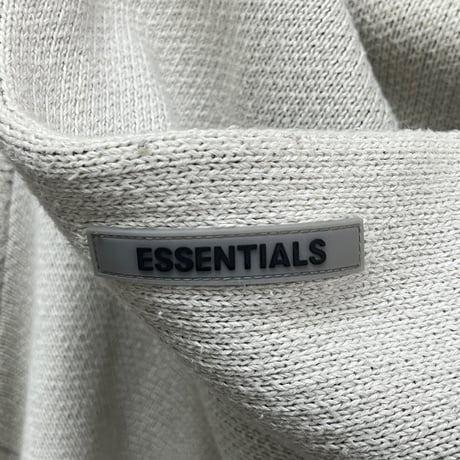 ESSENTIALS LOGO KNIT HOODIE WHITE XL 51106