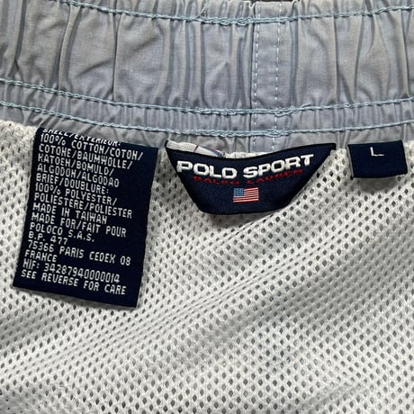 POLO SPORT SHARK PRINT EASY SHORT LARGE BLUE 04134