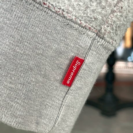 Supreme INSIDEOUT BOX LOGO HOODED SWEATSHIRT HEATHRE GREY LARGE 76709