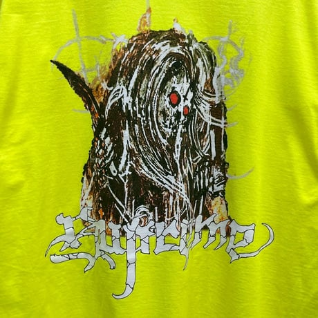 Supreme SATAN TEE FLUORESCENT YELLOW XL 28949