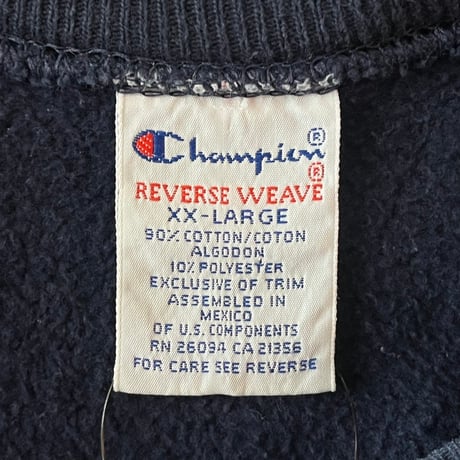 CHAMPION 90-00S RW SWEAT NAVY XXL 52449
