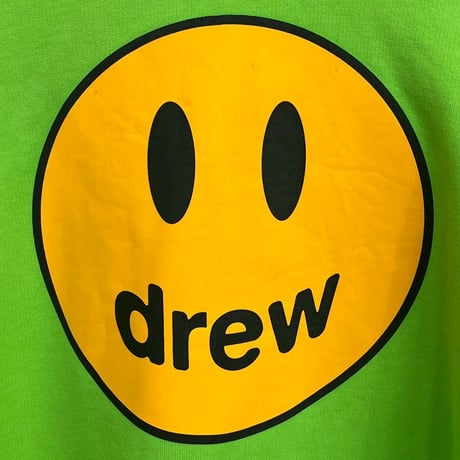 DREW HOUSE MASCOT SWEAT HOODIE LIME MEDIUM 10578