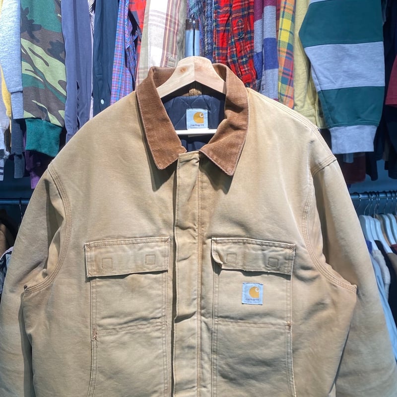 CARHARTT 90S TRADITIONAL COAT BEIGE fits XL 522 CARHARTT 90S TRADITIONAL COAT BEIGE fits XL 522