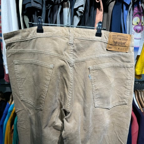 LEVI'S 90S 565 CORDUROY PANT BEIGE 38/32 98278