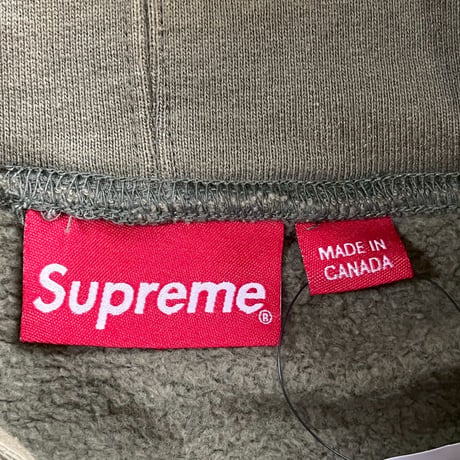Supreme SNOWMAN HOODED SWEATSHIRT LIGHT OLIVE XL 47731