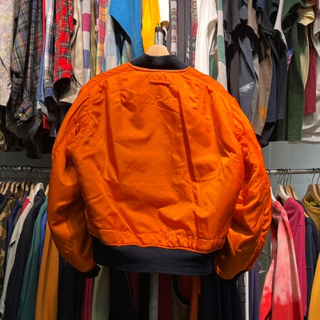 ALPHA 90S MA-1 FLIGHT JACKET NAVY LARGE 49625