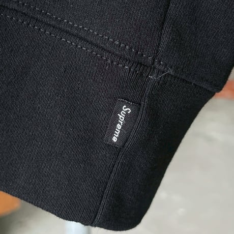 Supreme × BURBERRY BOX LOGO HOODED SWEATSHIRT BLACK XL 56554