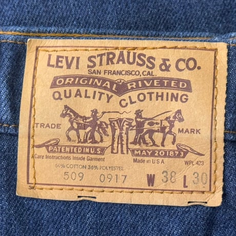 LEVI'S 90S 509 DENIM PANT INDIGO 38/30 23419