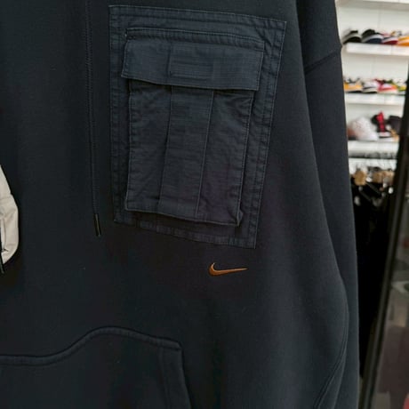 NIKE × TRAVIS SCOTT NRG AG UTILITY HOODIE CU0458-010 BLACK LARGE 34154