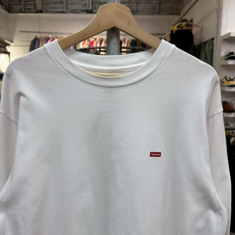 Supreme SMALL BOX LS TEE WHITE MEDIUM 98382