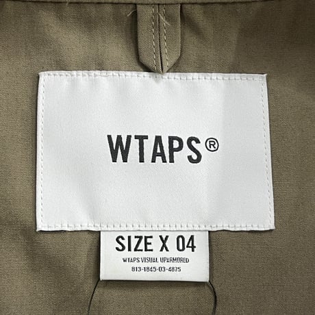 WTAPS BD 02 CTPL BROADCLOTH LS SHIRT OLIVE DRAB 04 222TQDT-SHM03 90209