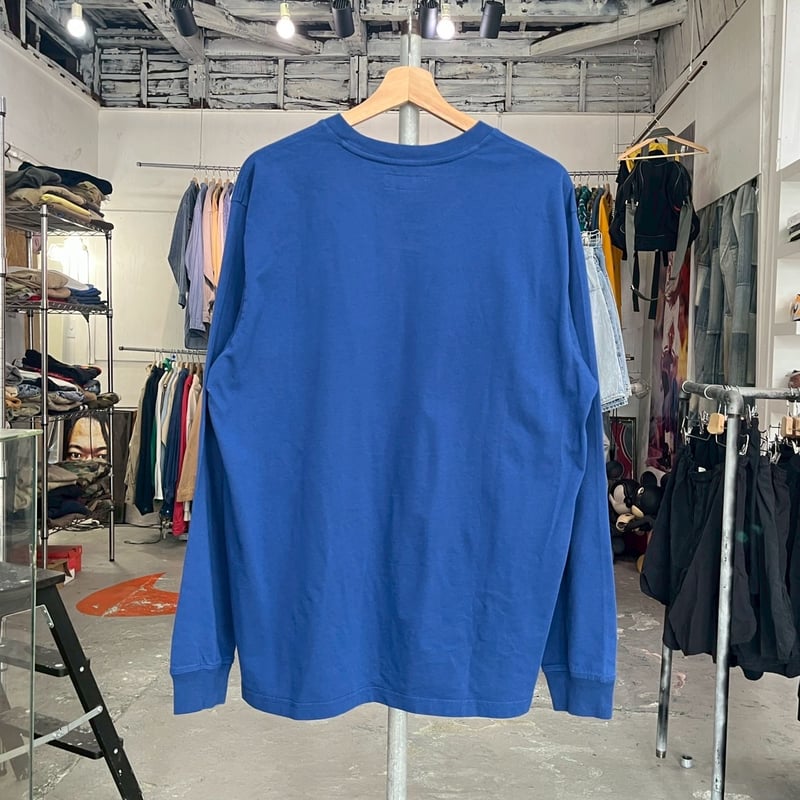 Supreme Small Box L/S Tee ネイビー Supreme Small Box L S Tee (FW24) - $68