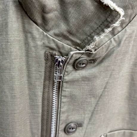 NEIGHBORHOOD UNTRIMMED ZIP LS SHIRT  OLIVE DRAB LARGE  251AQNH-SHM06 26923