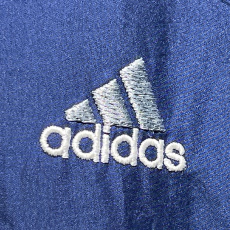 ADIDAS 90S HALF SNAP NYLON JACKET NAVY LARGE 66640