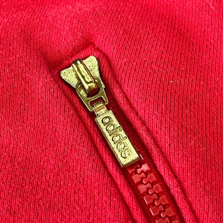 adidas 90S SWEAT ZIP JACKET RED LARGE 63941