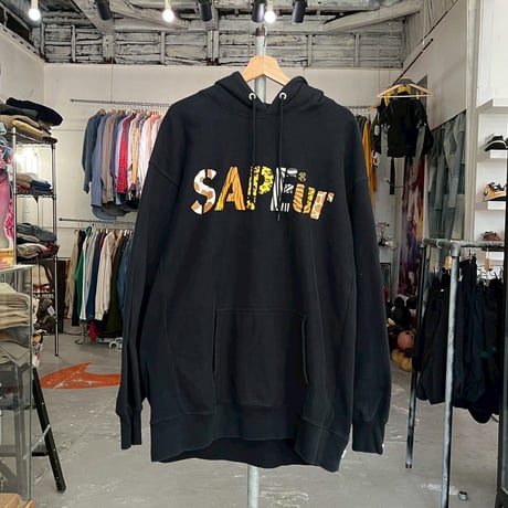 SAPEur × atmos NIGHT SAFARI LOGO HOODIE BLACK XXL 93303