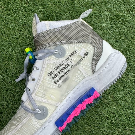 NIKE × OFF-WHITE AIR FORCE 1 MID SP WHITE DO6290-100 27cm 99482