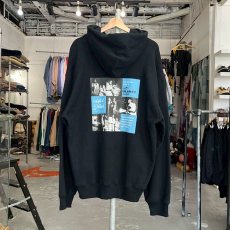 WACKO MARIA × BLUE NOTE MIDDLE WEIGHT PULLOVER HOODED SWEAT SHIRT TYPE-1 BLACK XL 10319