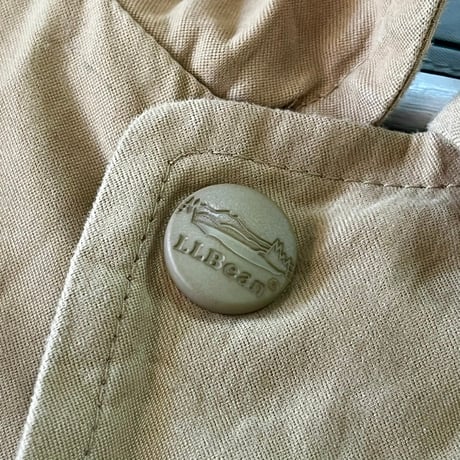 L.L.BEAN 00S MOLESKIN JACKET YELLOW MEDIUM 87072