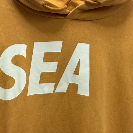 WIND AND SEA LOGO SWEAT HOODIE MUSTARAD MEDIUM 26450