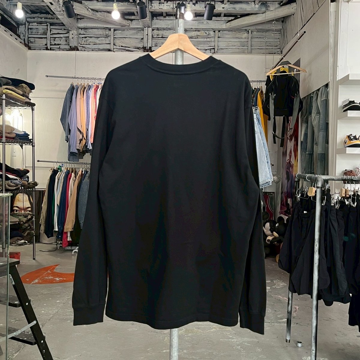 Supreme SMALL BOX LS TEE BLACK MEDIUM 98386 | B