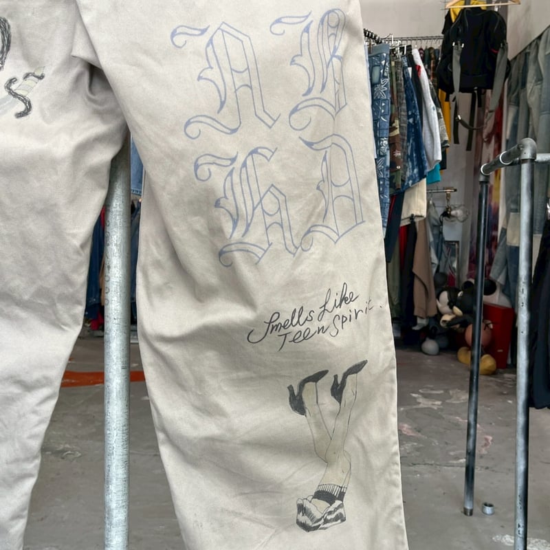 NEIGHBORHOOD 25SS MEMORIAL UTILITY PANTS GRAY L