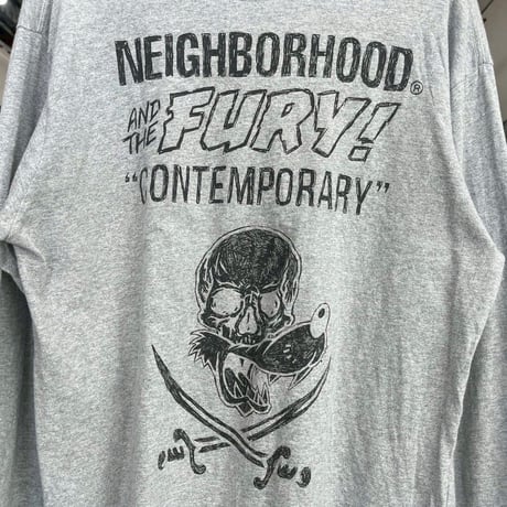 NEIGHBORHOOD × SCHOTT KOSTAS SEREMETIS TEE LS -232US26N-LTM01S GREY LARGE 97458
