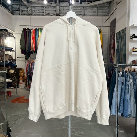 Supreme WRAPPED HALF ZIP HOODED SWEATSHIRT STONE XL 45596