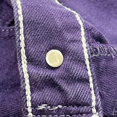 LEVI's 501 NOS COLLAR DENIM PANT 32/34 PURPLE 04130