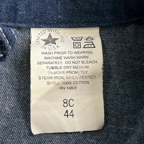 CARHARTT 80S DENIM CHORE COAT 44 35167