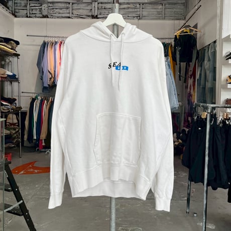 WIND AND SEA × GOD SELECTION CIRCLE LOGO HOODIE XXX WHITE LARGE 31732