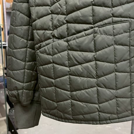 WASTED YOUTH QUILT PUFF JACKET OLIVE MEDIUM 4727