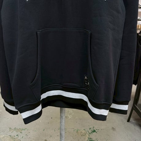 MITCHEL＆NESS × MASTERMIND BRANDED HOODIE BLACK XL 29872