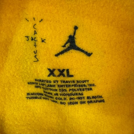 TRAVIS SCOTT × NIKE CACTUS JACK JORDAN HIGHEST HOODIE GOLD XXL 70496