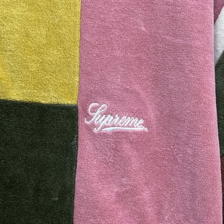Supreme PATCHWORK VELOUR L/S TOP MULTI LARGE 17508