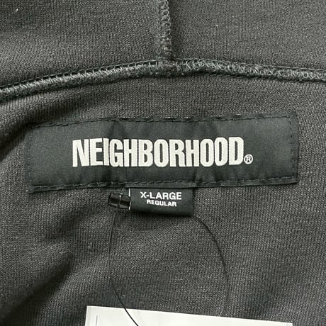 NEIGHBORHOOD PILE PARKA ZIP HOODIE BLACK XL 241FPNH-CSM08 82312