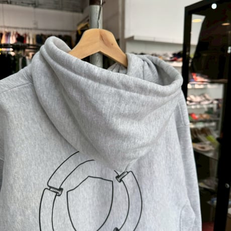 FRAGMENT UNIVERSITY HOODIE GREY XL 17575