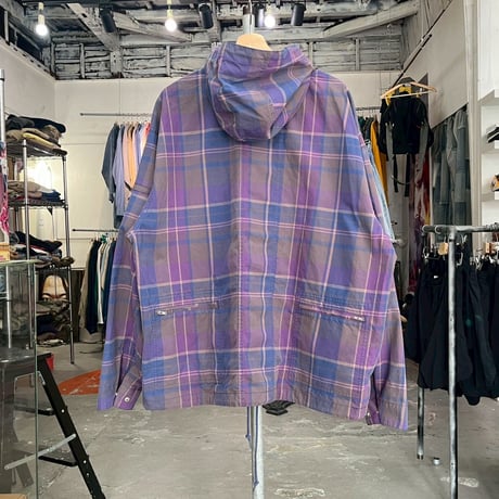 Supreme COTTON UTILITY ANORAK PLAID XL 76682