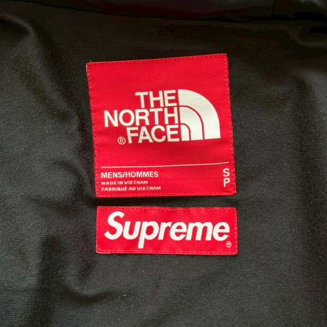 Supreme × THE NORTH FACE LEATHER MOUNTAIN PARKA BLACK SMALL 75644