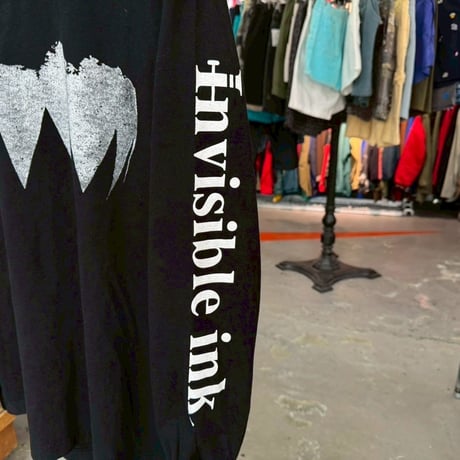 NEIGHBORHOOD ×INVISIBLE INK IVBIK C-TEE LS  BLACK LARGE 17561
