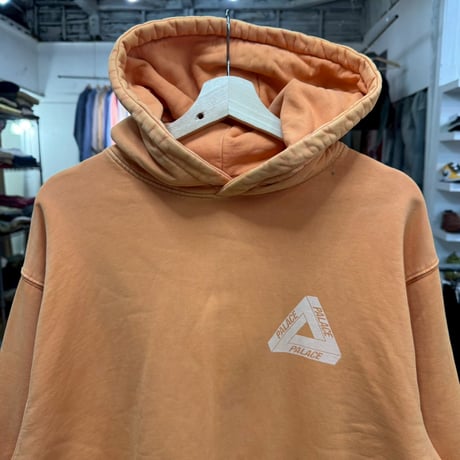 PALACE 	WASHED OUT TRI-FERG HOOD ORANGE XL 96173