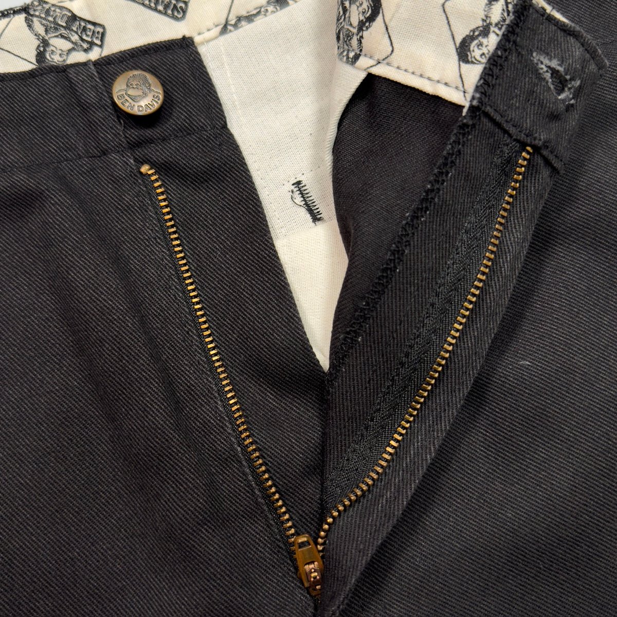 BEN DAVIS GORILLA CUT WORK PANT BLACK W34 02728